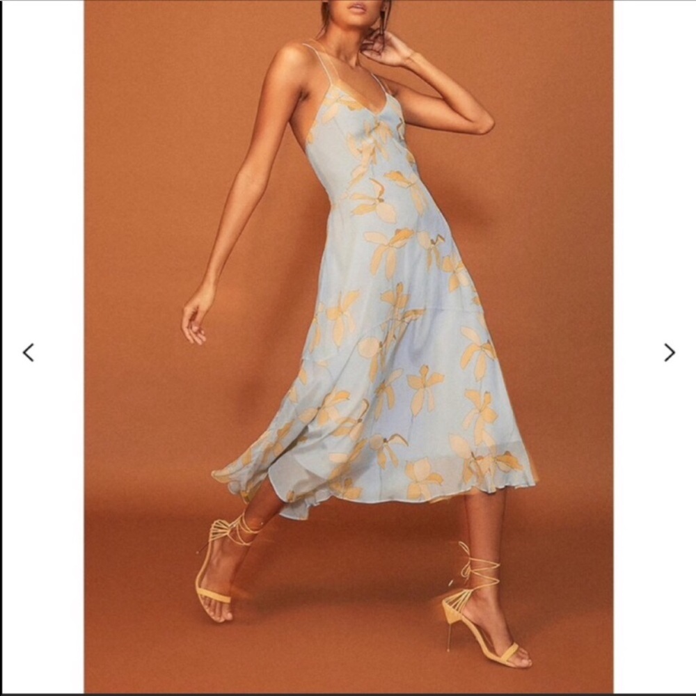 Reiss Alli Floral Strappy Dress UK10/US6